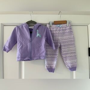Fisher price baby girl 2 piece track suit